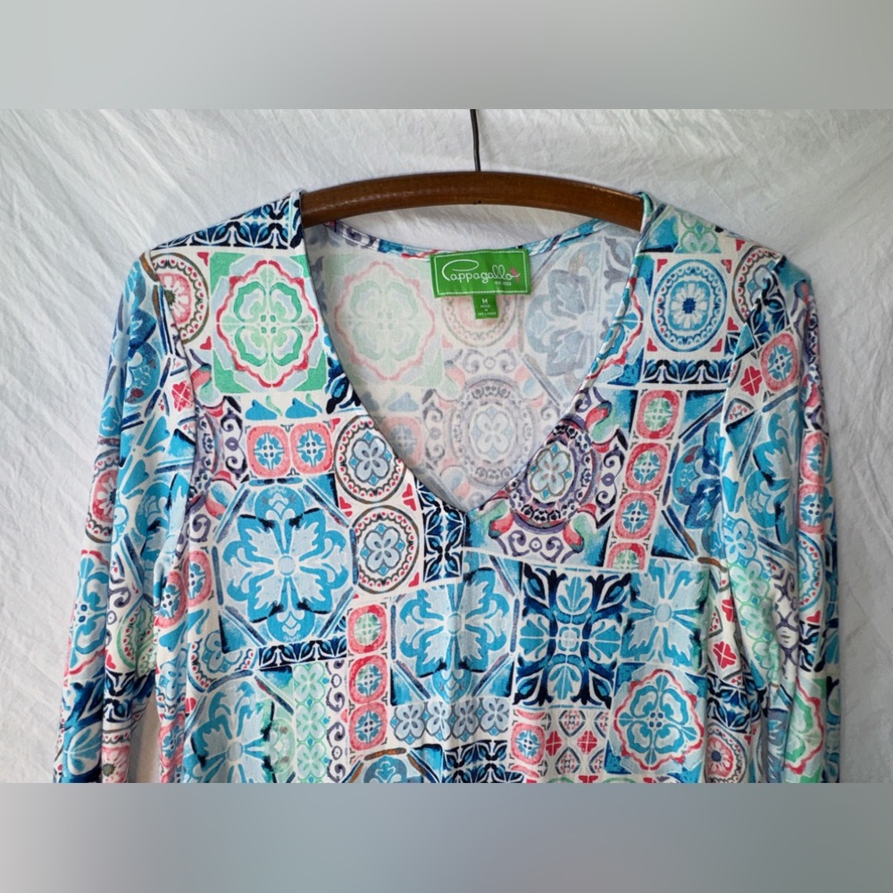 Pappagallo Size Medium Multi-Colored - image 4